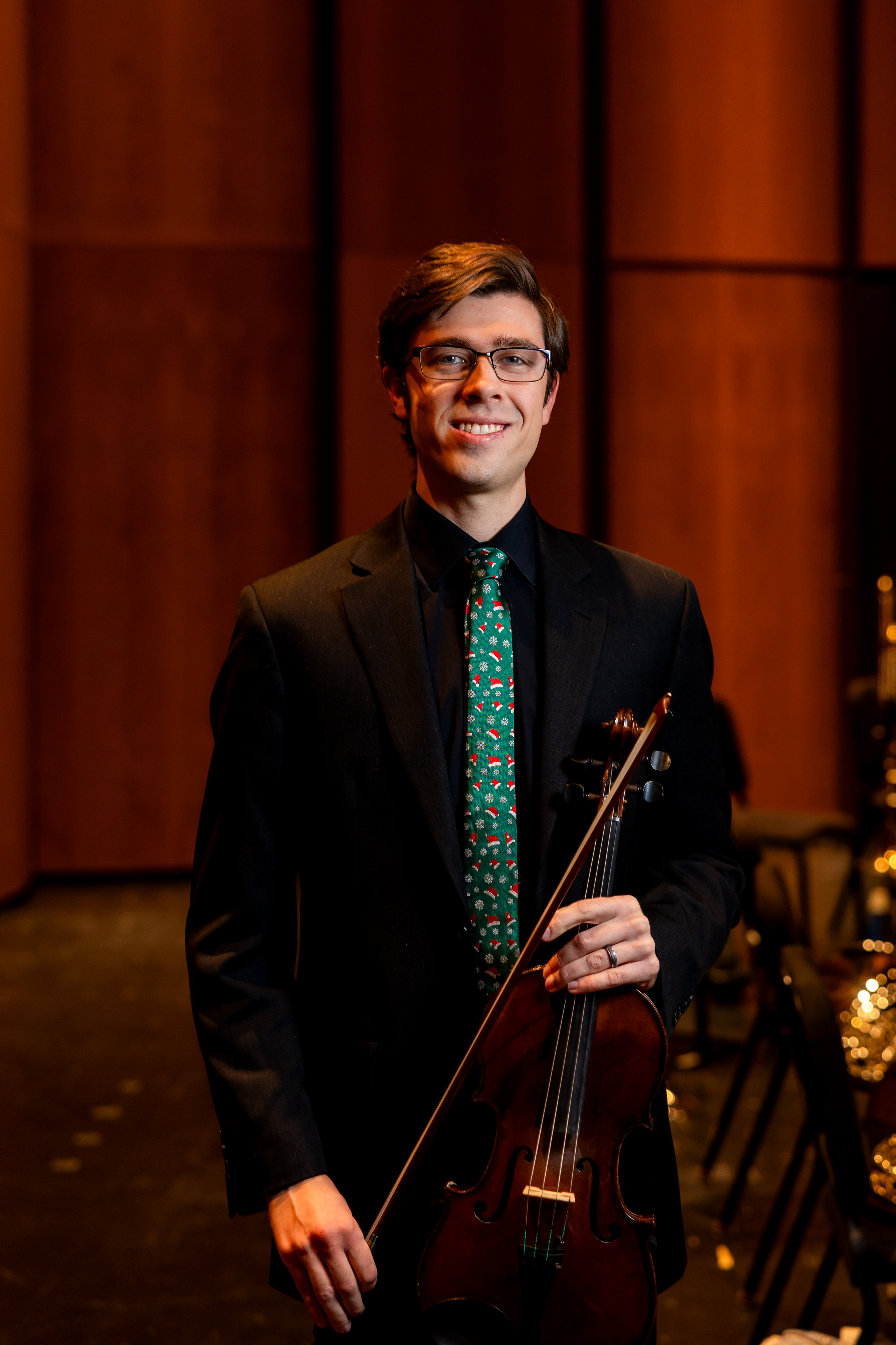 Anthony Preucil performing